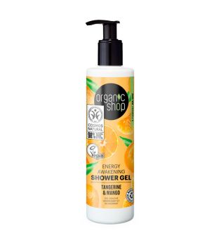 Organic Shop - Gel doccia energizzante - Mandarino e mango