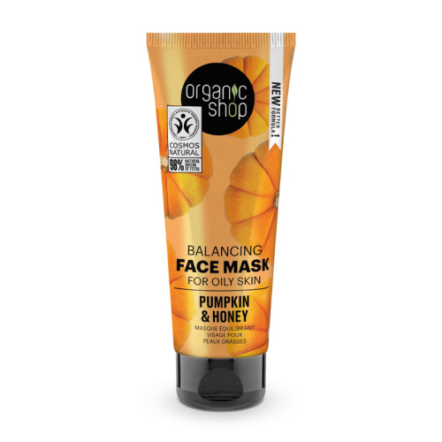 Organic Shop - Maschera viso riequilibrante per pelli grasse - Zucca e Miele