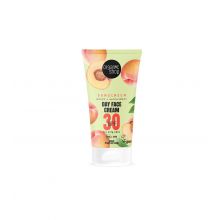 Organic Shop - Crema solare viso alla pesca + antiossidanti SPF 30 - 50 ml