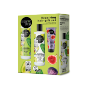 Organic Shop - Set regalo per la riparazione dei capelli con avocado e oliva