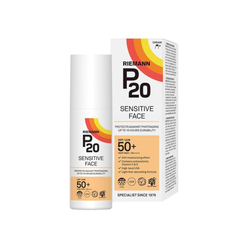 P20 - Protezione solare viso Sensitive Face SPF50+ PA++++ - 50 g