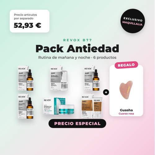 Pack Antietà REVOX B77: routine giorno e notte + Gua sha