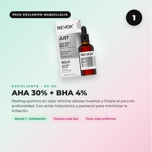 Pack Skincycling REVOX B77: routine di 4 notti + Gua sha in omaggio