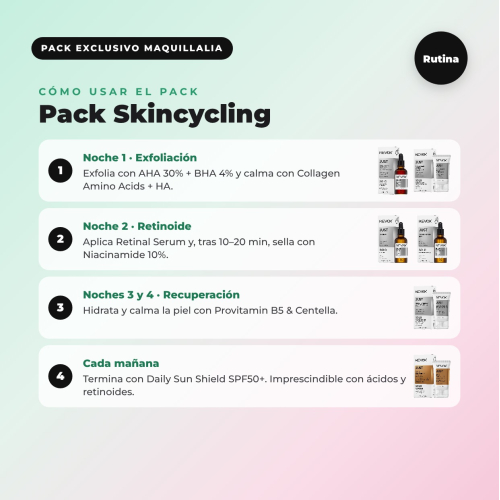 Pack Skincycling REVOX B77: routine di 4 notti + Gua sha in omaggio