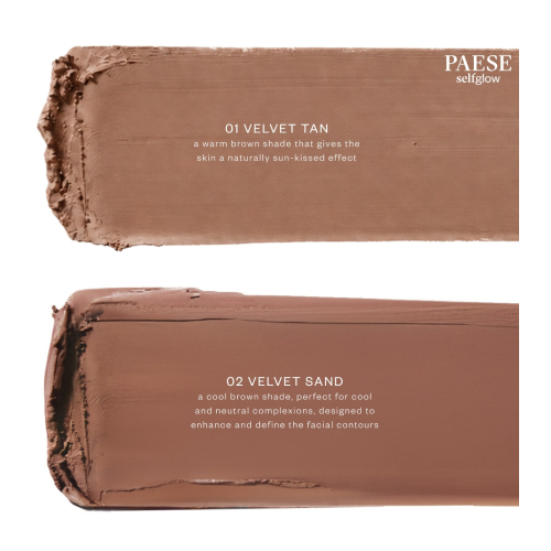 Paese Cosmetics - Terra abbronzante in crema effetto opacizzante Selfglow - 02: Velvet Sand