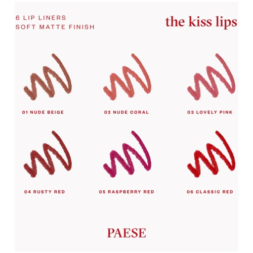 Paese Cosmetics - Matita labbra The Kiss Lips - 04: Rusty Red