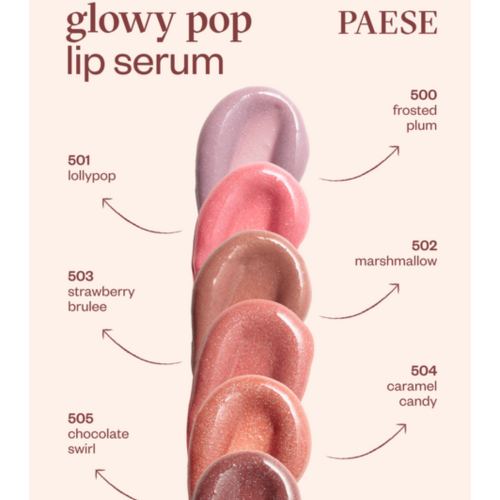Paese Cosmetics - Siero labbra Glowypop - 503: Strawberry Brulee