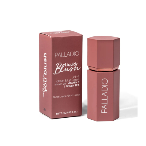 Palladio - Blush liquido Dewy Finish - Dusty Rose