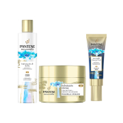 Pantene - *Idratazione e Lucentezza* - Shampoo + maschera + impacco siero Pro-V Miracles