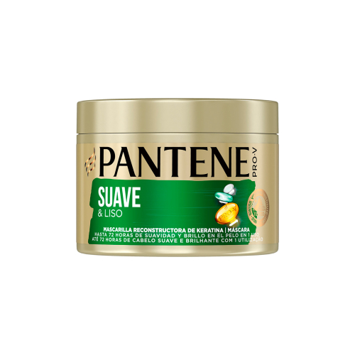 Pantene - Maschera ricostruttiva alla cheratina morbida e liscia 500 ml