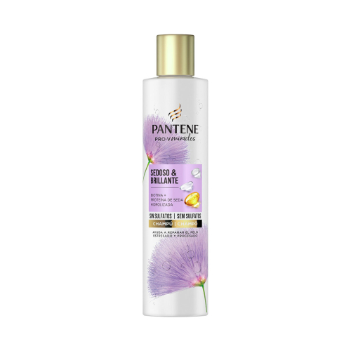 Pantene - *Pro-V Miracles* - Shampoo setoso e brillante 225ml
