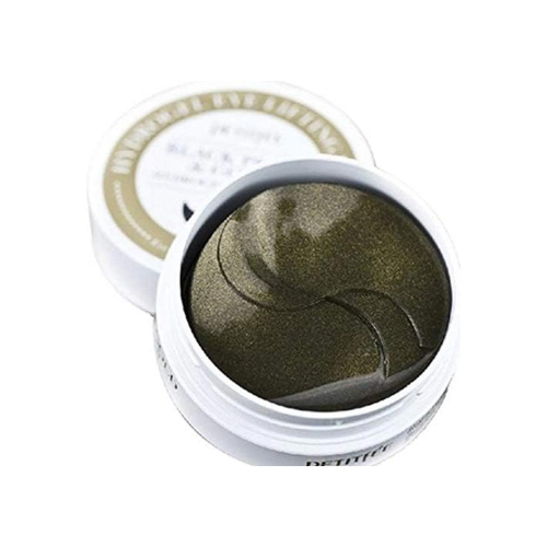 Petitfée - Patch per gli occhi in idrogel Black Pearl & Gold