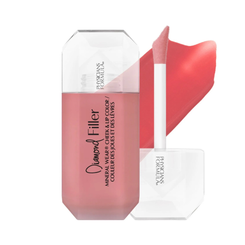 Physicians Formula - Tinta per labbra e guance Mineral Wear Diamond Filler - Brilliant Peach