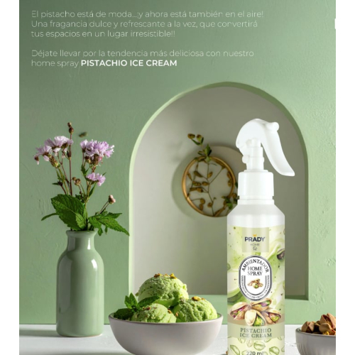 Prady - Deodorante spray per ambienti 200ml - Pistachio Ice Cream