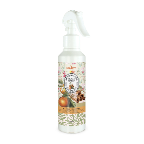 Prady - Deodorante spray per ambienti 220ml - Cannella e Arancia