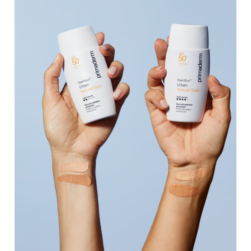 Primaderm - Protezione solare per il viso XpertSun Urban Natural Color SPF50+ - High Intensity