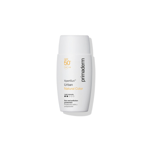 Primaderm - Protezione solare per il viso XpertSun Urban Natural Color SPF50+ - Intensità luminosa