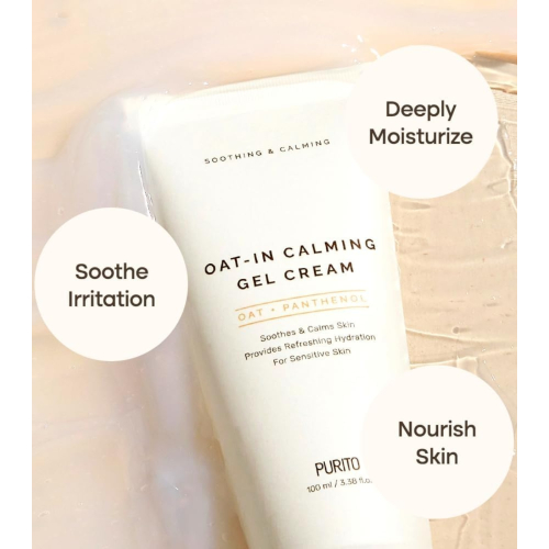 Purito - Crema Gel Viso Lenitiva Oat-in + Panthenol