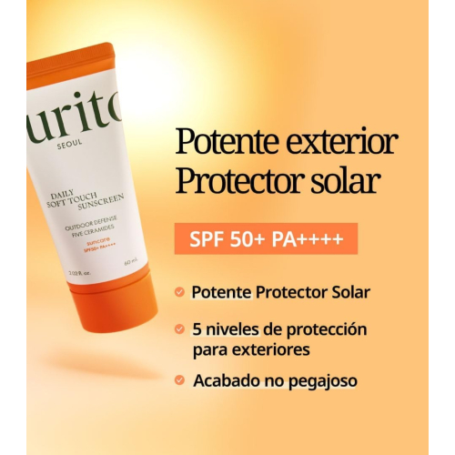 Purito - Crema solare leggera Daily Soft Touch SPF50+ PA++++ - Formato mini