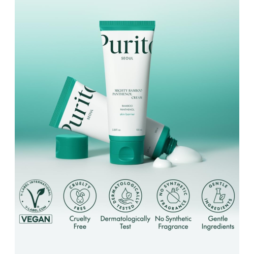 Purito - *Mighty Bamboo* - Crema viso con Pantenolo