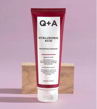 Q+A Skincare - Detergente viso idratante con acido ialuronico