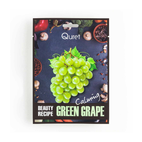 Quret - Maschera lenitiva Beauty Recipe - Green Grape