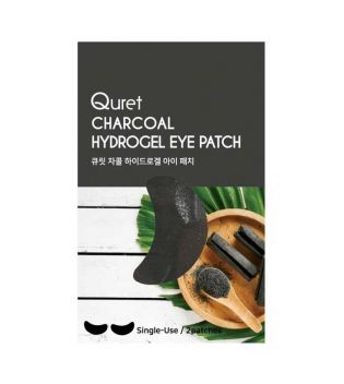 Quret - Patch contorno occhi in idrogel - Carbone di legna