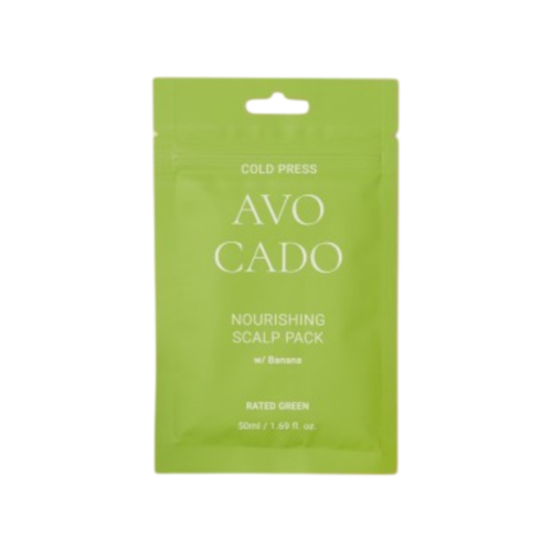 Rated Green - Maschera idratante per il cuoio capelluto Cold Press 50ml - Avocado