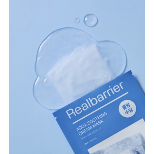Real Barrier - Maschera viso Aqua Soothing Cream Mask