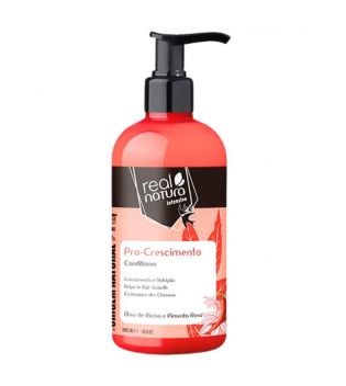 Real Natura - Shampoo Pro Crescita - Olio di ricino e pepe rosa