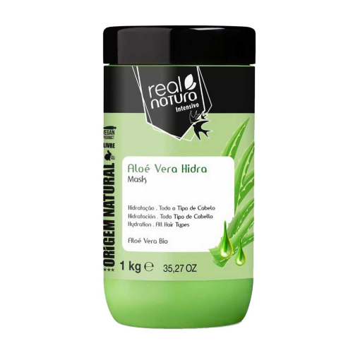 Real Natura - Maschera per capelli Aloe Vera Hidra 1kg