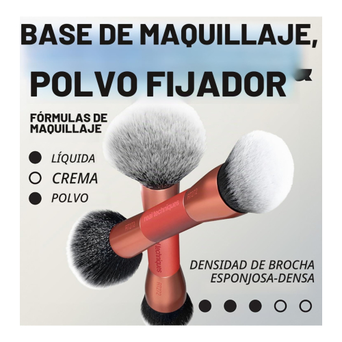 Real Techniques - Pennello doppio per fondotinta Liquid & Powder - RT272