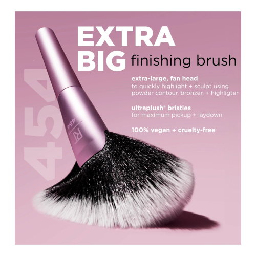 Real Techniques - Pennello per contorni Extra Big Finishing Brush - 454