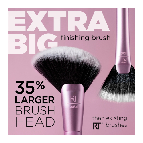 Real Techniques - Pennello per contorni Extra Big Finishing Brush - 454