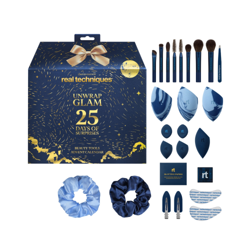 Real Techniques - Calendario dell'Avvento Unwrap Glam 25 Days of Surprises