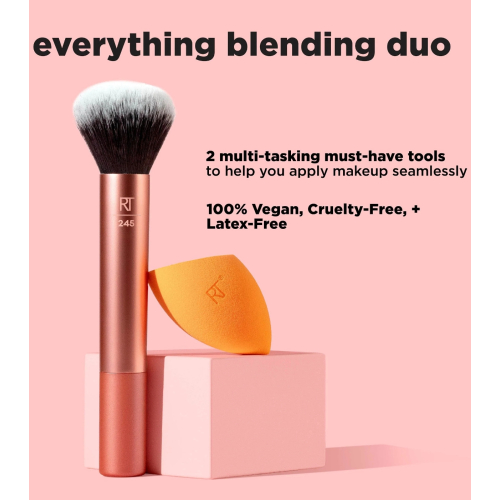 Real Techniques - Duo pennello + spugna Everything Blending