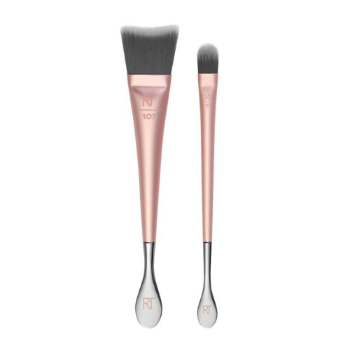 Real Techniques - Duo di pennelli per viso e occhi Skincare Brush Duo - 107 + 109