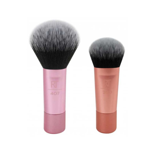 Real Techniques - Duo Mini Fondotinta e Blush Brush - 407 + 200