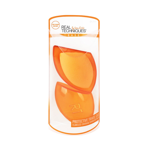 Real Techniques - Spugna trucco + borsa da viaggio by Sam & Nic