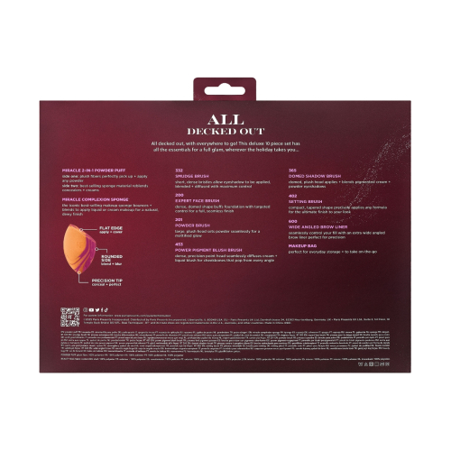 Real Techniques - *Holidays 25* - Set di pennelli All Decked Out