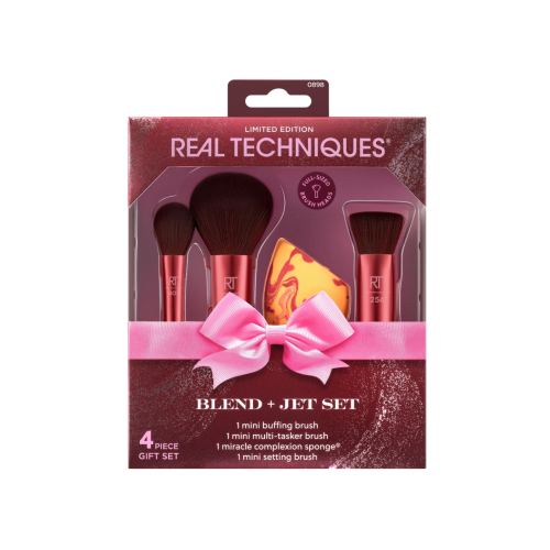 Real Techniques - *Holidays 25* - Set di pennelli Blend + Jet Set