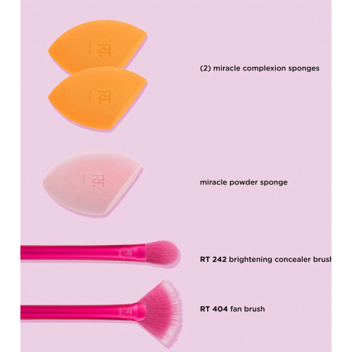 Real Techniques - *Holidays* - Set Pennelli Starlite Nights + Spugne