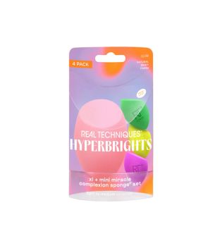 Real Techniques - *Hyperbrights* - Set di spugne Miracle Complexion