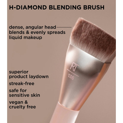 Real Techniques - *New Nude 2.0* - Pennello per il viso Diamond Blending