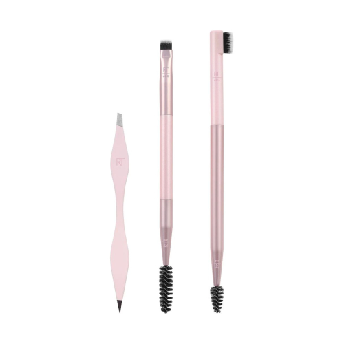 Real Techniques - Set di 3 pennelli per sopracciglia Brow Shaping