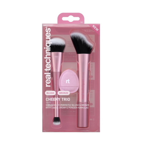 Real Techniques - Set di pennelli Cheeky Trio