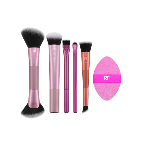 Real Techniques - Set di pennelli per occhi e viso Big Blends Energy