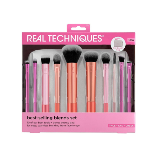 Real Techniques - Set di pennelli + beauty case Best-selling Blends Set