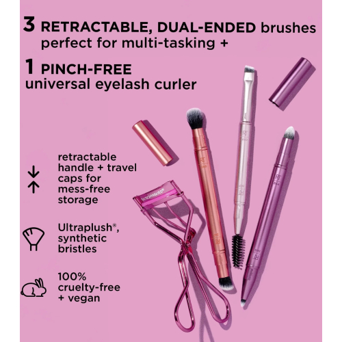 Real Techniques - Set Double Time Brush + Lash set