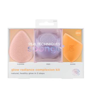 Real Techniques - *Sponge +* - Set di spugnette Glow Radiance Complexion Kit